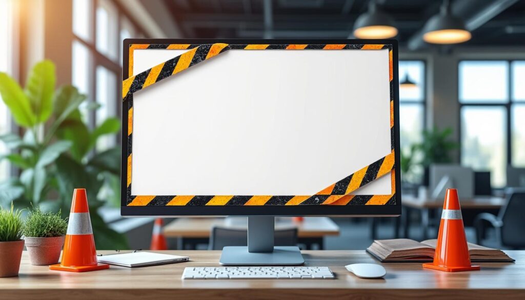 découvrez comment utiliser un label 'under construction' pour informer vos visiteurs des travaux en cours sur votre site web et améliorer leur expérience.