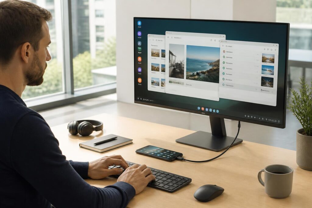 découvrez comment samsung dex permet de transformer votre smartphone en pc portable et évaluez son efficacité pour une utilisation quotidienne.