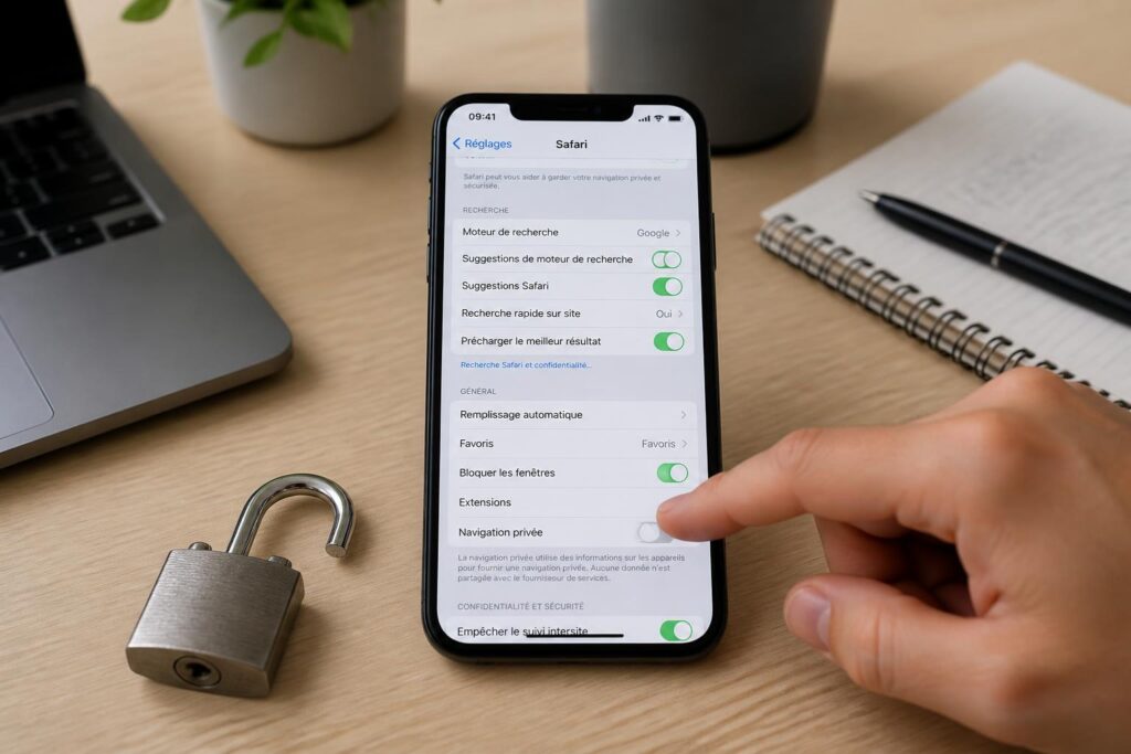 découvrez comment désactiver le mode navigation privée sur iphone et reprendre le contrôle de votre confidentialité grâce à nos astuces et options simples à mettre en place.