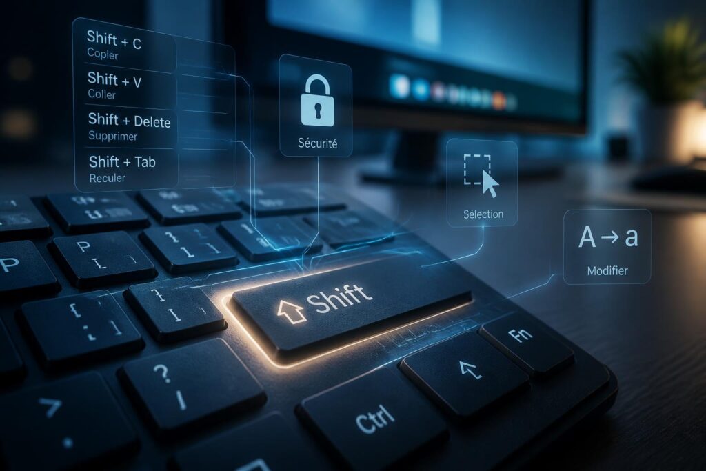 découvrez comment la touche maj transforme bien plus que vos lettres en majuscules, en jouant un rôle essentiel dans la navigation, les raccourcis clavier et l'efficacité informatique.