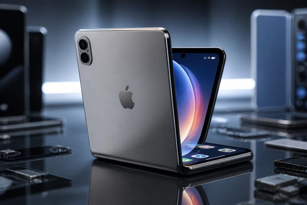 découvrez si l'iphone pliant d'apple peut enfin concurrencer les modèles innovants de samsung sur le marché des smartphones flexibles.