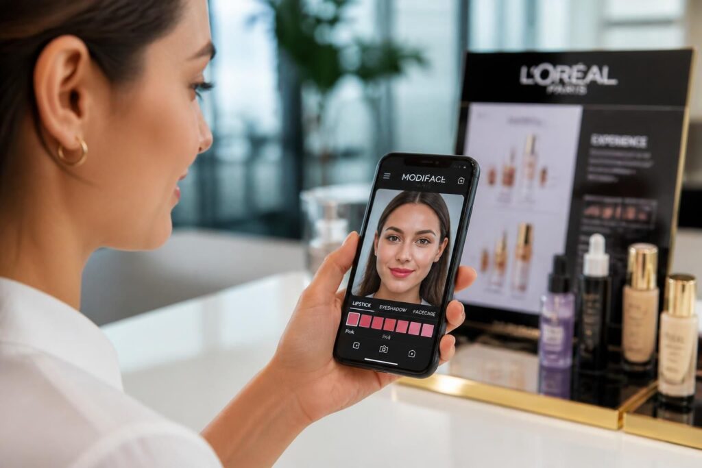 découvrez modiface l'oréal, l'application révolutionnaire qui transforme la beauté connectée grâce à la réalité augmentée et aux innovations technologiques.