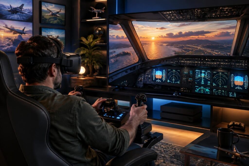 découvrez les meilleurs jeux de simulation de vol sur ps4 et explorez les options vr disponibles pour vivre une expérience aérienne immersive.